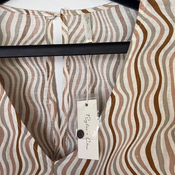 Rylee + Cru Womens Maxwell Dress Retro Waves Small Vintage Style Boho - Picture 6 of 9